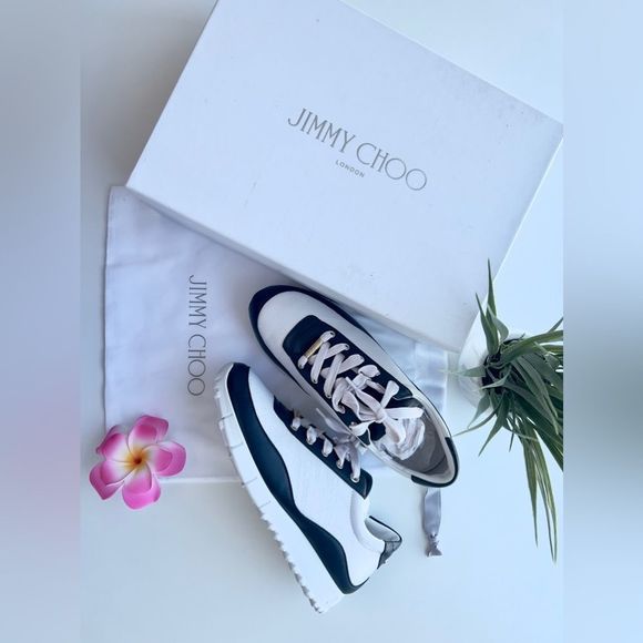 JIMMY CHOO Monza Sneakers Sz. 37.5 IT - Picture 4 of 14